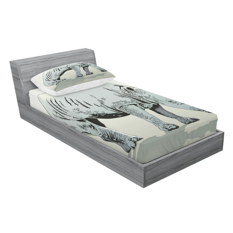 Microfiber Sheet Set, Twin Sheet Set with Fitted Sheet