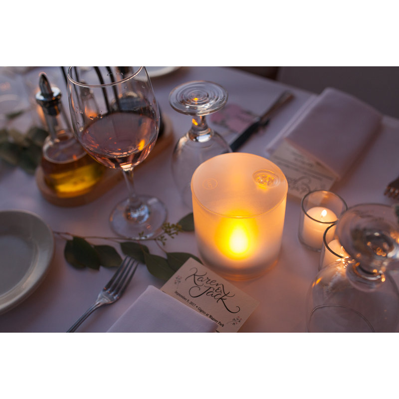 Amber Solar Inflatable Flameless Candle Lantern