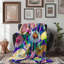 Vibrant Floral Vibrations Throw Blanket-889290159