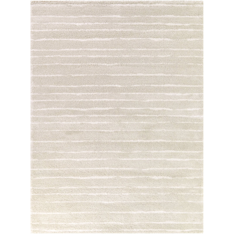 Tapis beige / crème Carreno, Rectangle 7 pi 10 po x 10 pi