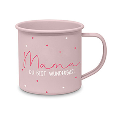 Powder-coated Metal Coffee Mug