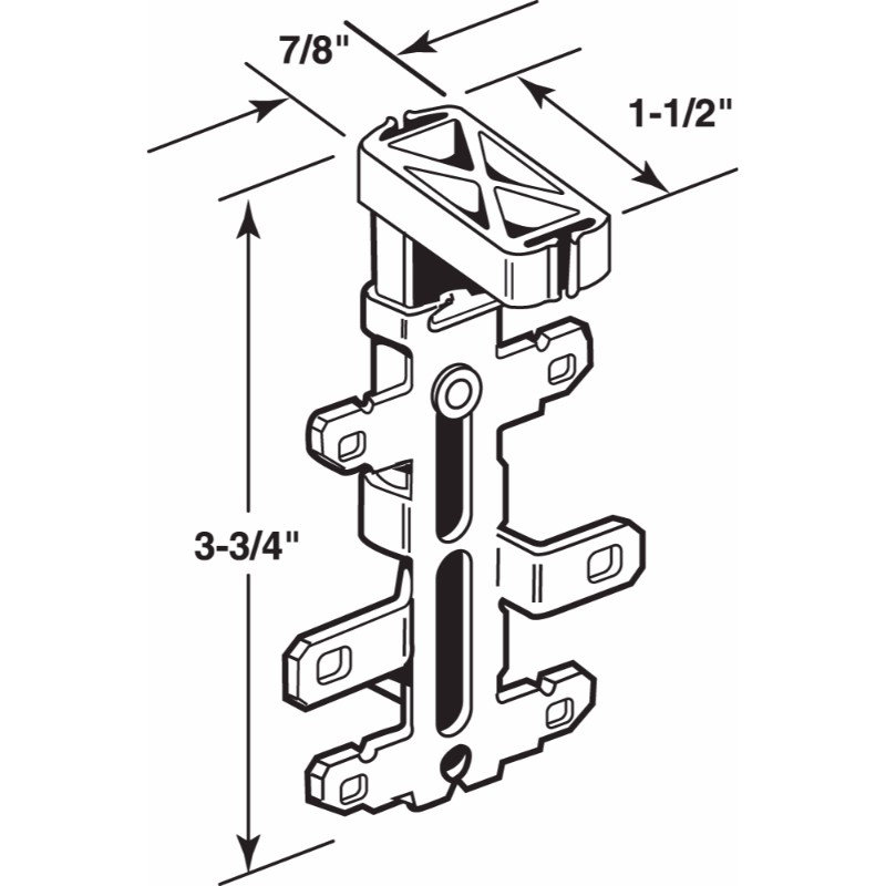 Guide de porte d'armoire Prime-Line