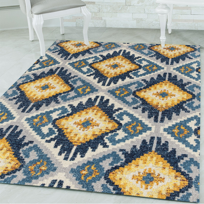 Brenner Geometric Indoor Rug, Rectangle 9'8" x 13'2"
