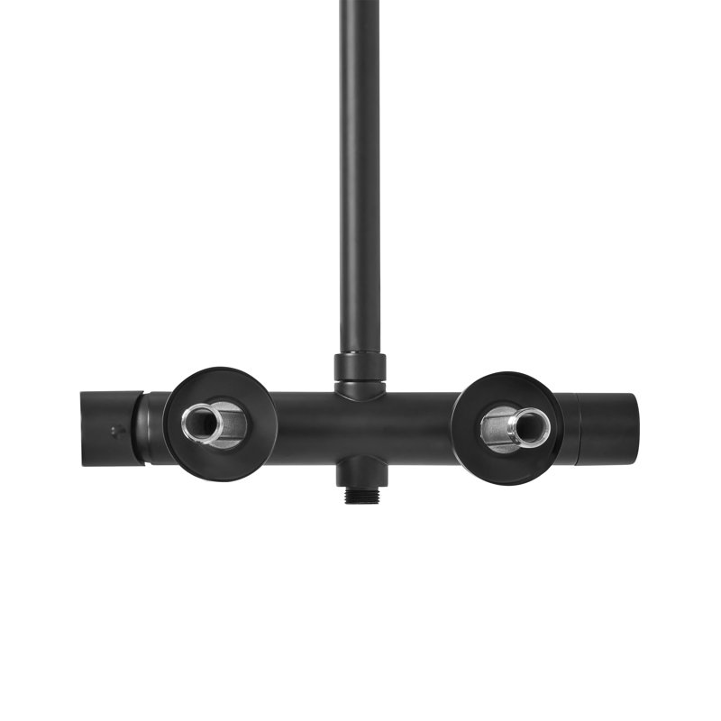 Rain Shower Head, Matte Black