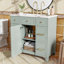 36" Bathroom Vanity With Ceramic Sink, Solid Wood Frame, Soft Close Doors, Adjustable Shelves, 3 Drawers,Including Double-Depth Drawer For Hairdryer Storage-115672154-115672155