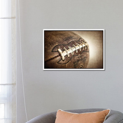 Football Vintage 1 Piece Wall Art on Canvas