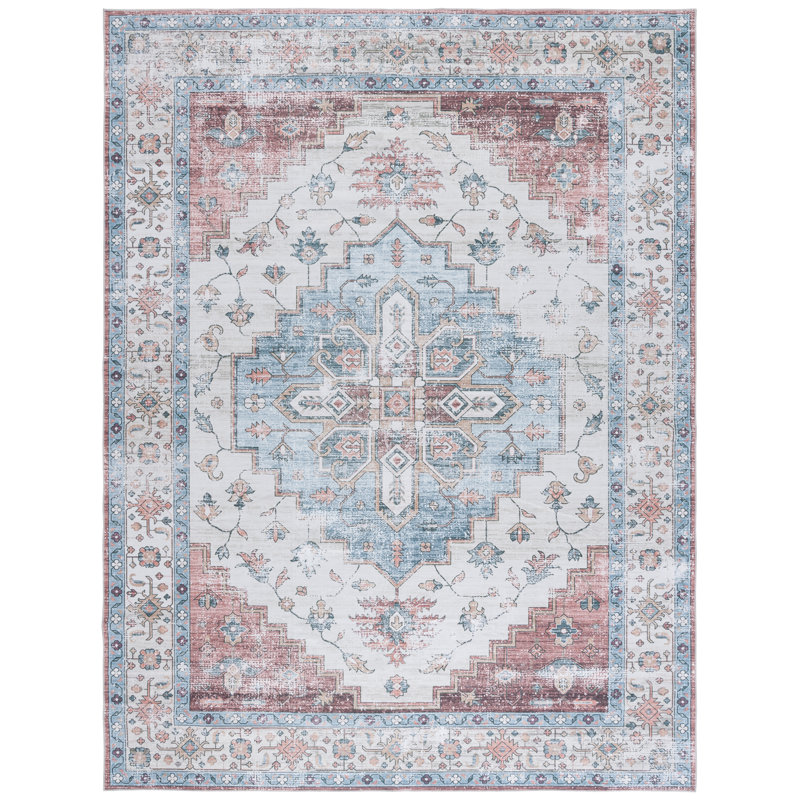 Alisha Area Rug with Non-Slip Backing, Rectangle 8' x 10'