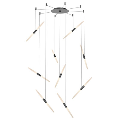 Ballet 9 - Light LED Chandelier