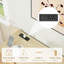 Commode compacte à 3 tiroirs - lumières DEL et station de charge, finition bois naturel pour chambre à coucher (naturel)-274006246