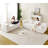 Modern Boneless Couch With Two Circular Throw Pillows-1412515473