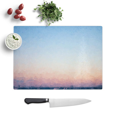 Tempered Glass Horizon Chopping Board