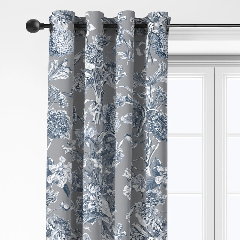 Ensemble de 2 rideaux en coton avec œillets Alexandria, L 50 po x L 108 po