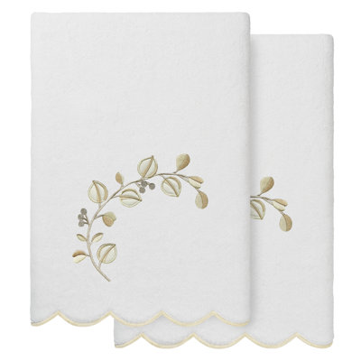  Ensemble de serviettes 100% coton turc WILD BRANCH 2PC
