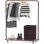 Simple Houseware Clothing Rack With Industrial Pipe And Bottom S...