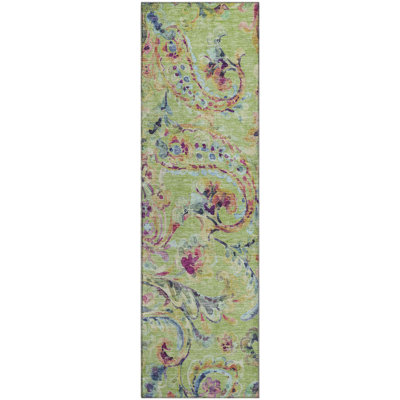 Premium Machine Washable Prisco Aloe Rug
