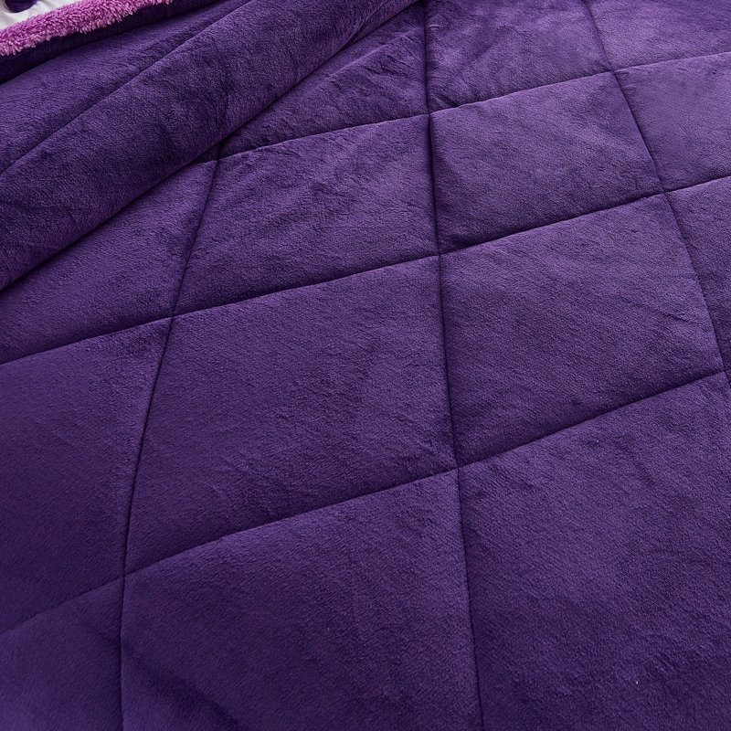 Couverture douce en molleton Sherpa Classic, Très grand, Mauve