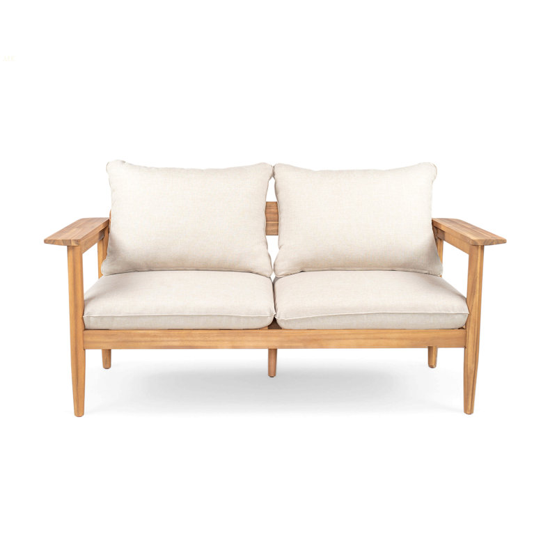 Terassi Outdoor Acacia Wood Loveseat