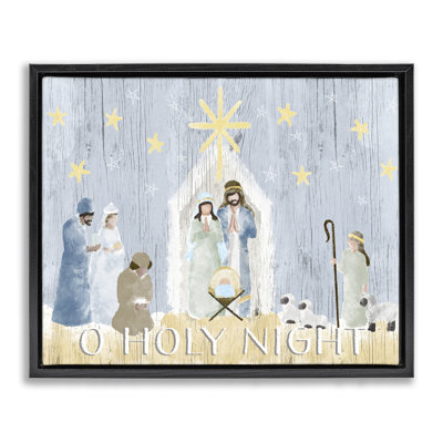 Toile de crèche de Noël Nativité
