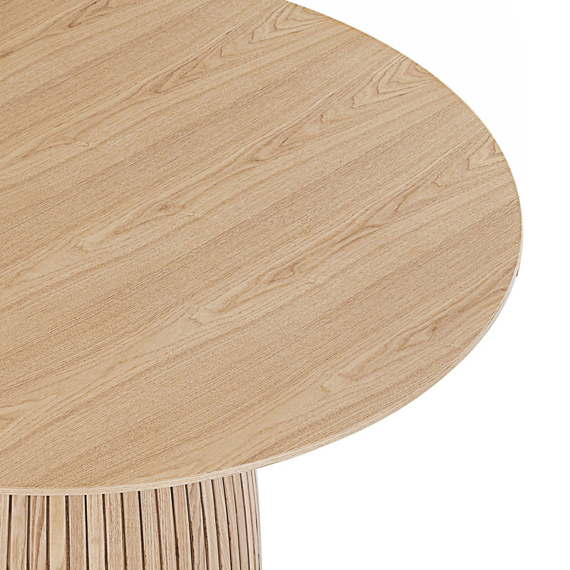 Round Dining Table, Modern Kitchen Table With Pedestal Base