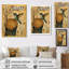 «Giann Abstract Hummingbird Wooden Grace II - Hummingbird», reproduction d'art sur toile-134906104-134906102-134906106