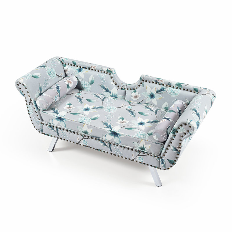 Naethan Fabric 61'' Reception Loveseat