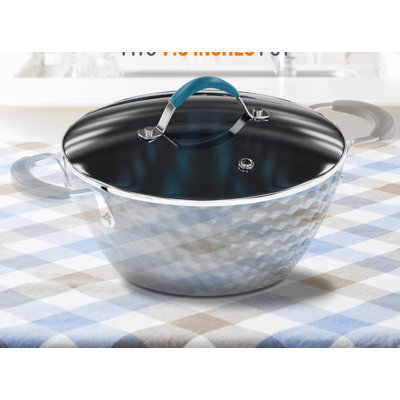 NutriChef 1 pte Marmite antiadhésive en aluminium avec couvercle