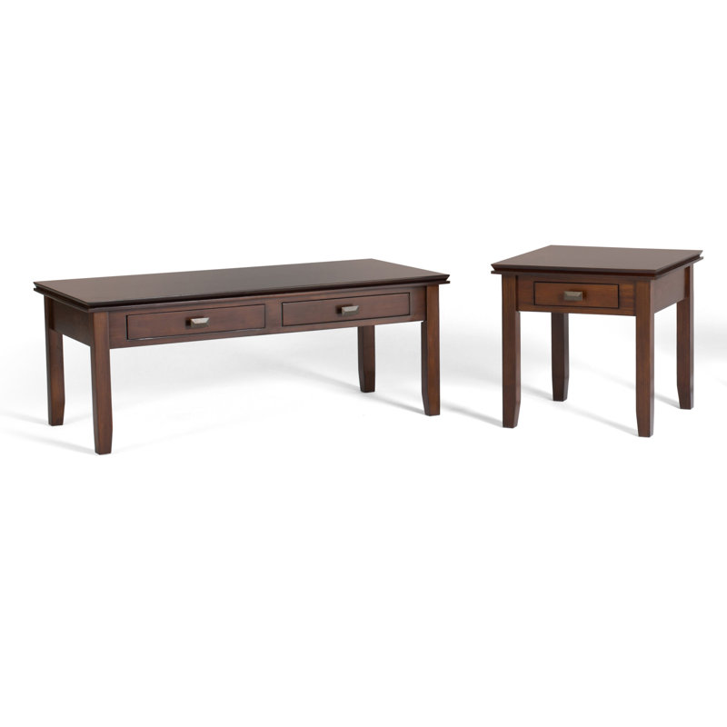 Artisan 2 - Piece Solid Wood Living Room Table Set