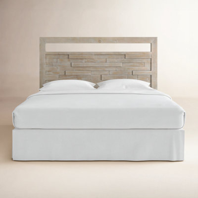 Mauve Solid Wood Panel Headboard by Birch Lane
