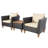 Nila 2 - Person Patio Conversation Set with Cushions