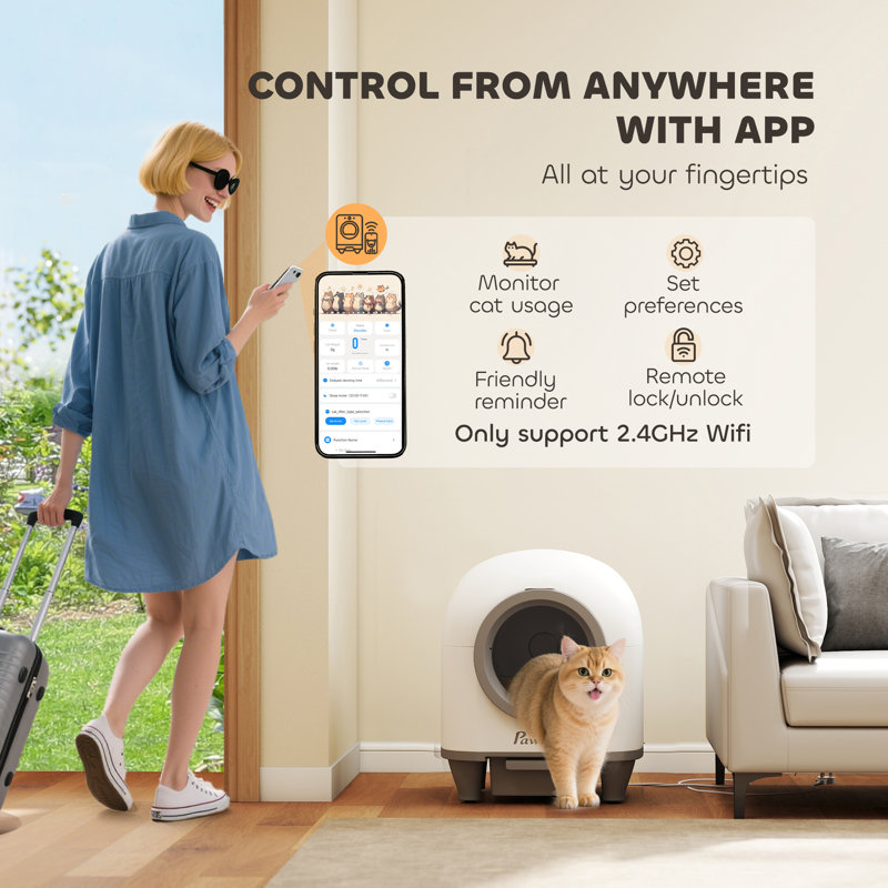 Polypropylene Self-Cleaning Litter Box