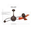 Ventilateur de plafond double à 3 pales 44 "avec commande murale Aeriela-1559270239-1559270252