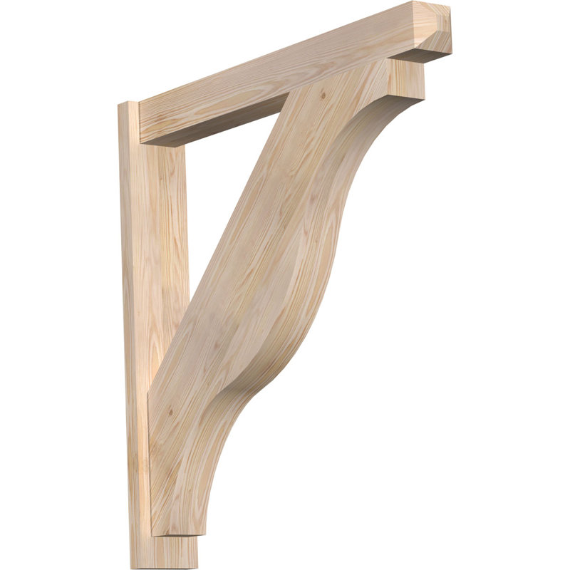 L 5 1/2 po x P 38 po x H 38 po Funston Craftsman lisse, sapin Douglas, H 38 po x l 5,5 po x P 38 po