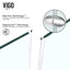 Cabine de douche à charnière sans cadre avec verre transparent de 3/8 po et base Gemini l 42 po x P 42 po x H 79 po-50833788