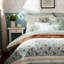 Literie 9 pièces pour grand lit - Décor avec textiles imprimés et coussins décoratifs Dawn Charmant coton-120945162-120945160