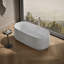Baignoire autoportante 60 po x 29 po Ceric avec drain central Ceric