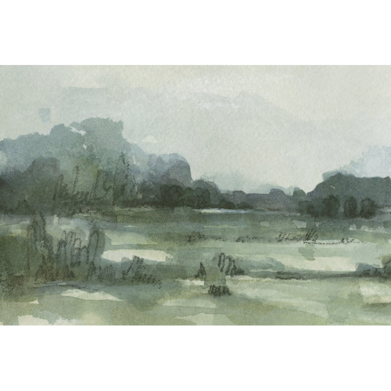 Marshy Landscape I - Wrapped Canvas Print, 61cm H x 91cm W x 3.8cm D
