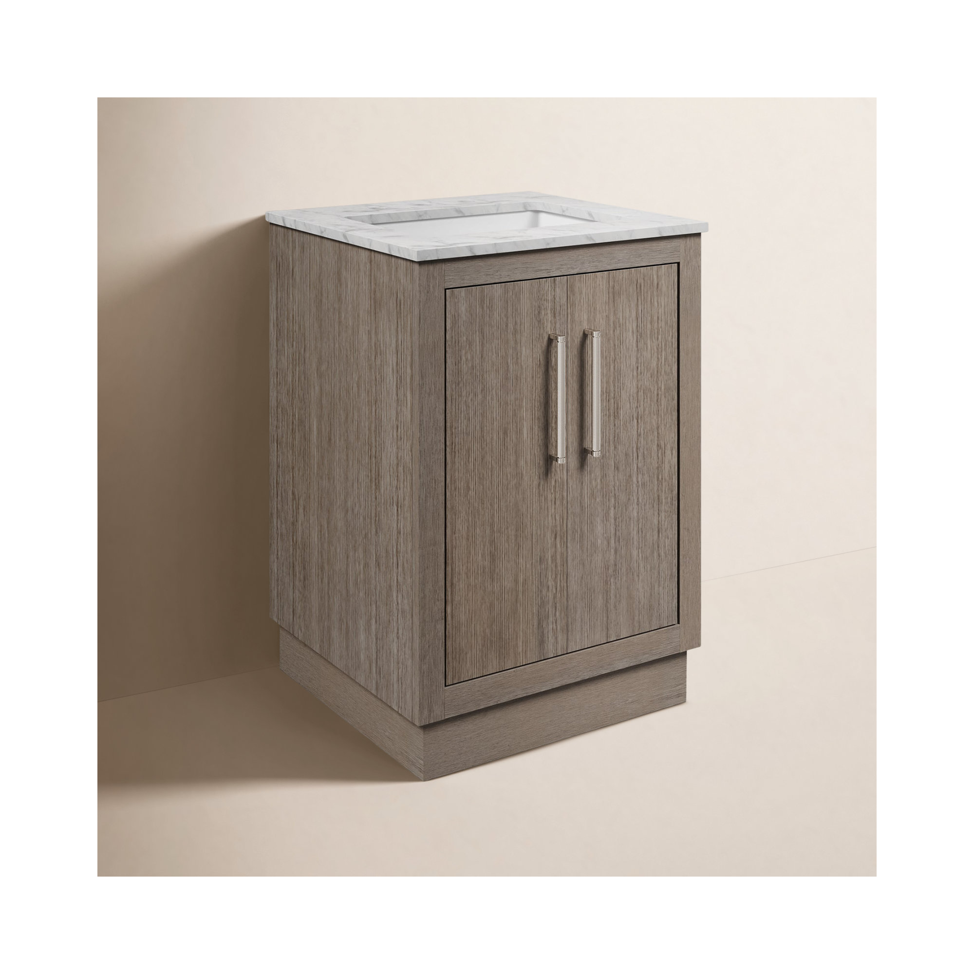 Kamila 24'' Single Bathroom Vanity, Chrome