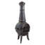 Round Steel Smokeless Chimnea