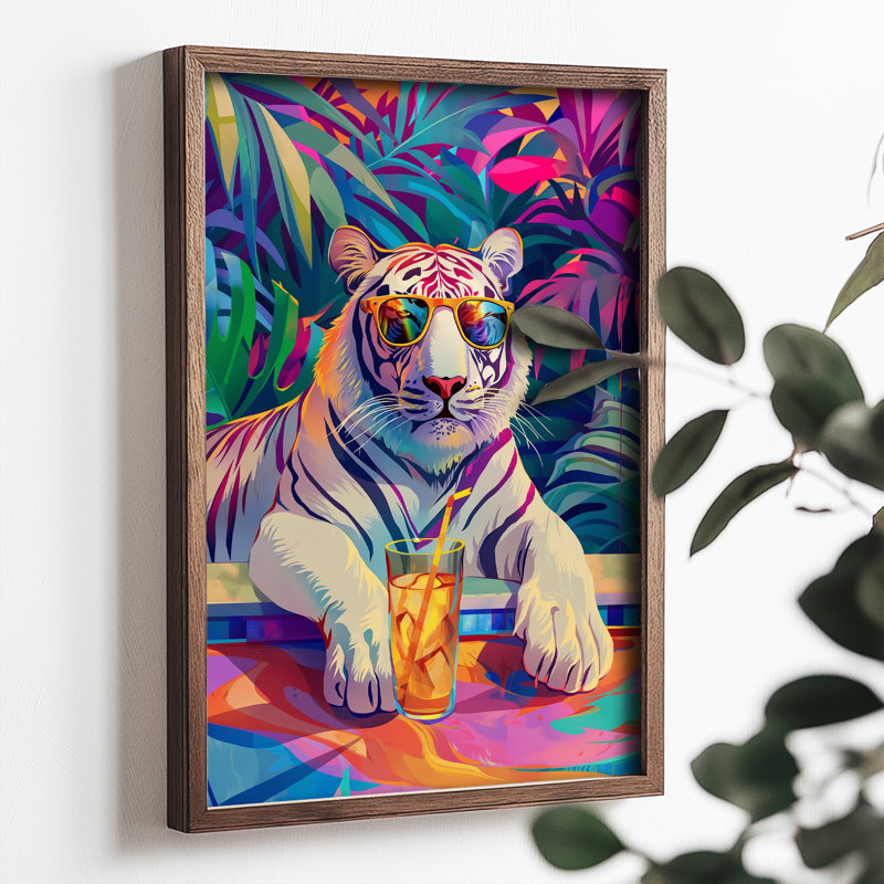 Elegant Decorative Framed MDF Painting, 19.7 x 27.6 x 0.1 inches | 100% MDF (3 mm Thick) with 100% Pine Wood Frame | UV Printed Art for Home Décor, Ideal for Living Room, Office & Gallery Wall Display