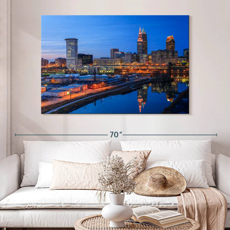 Nicci Cleveland Blue Hour, 34" H x 51" W