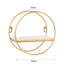 Laura Circle Metal Accent Shelf