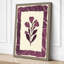 Framed Purple Bloom Botanical - Wrapped Canvas-1412706035-1412706041