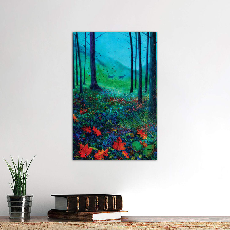 Jade Wood by Vicky Mount - Wrapped Canvas Print, 66.04cm H x 45.72cm W x 3.81cm D