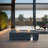 52 Inch Outdoor Concrete Propane Gas Rectangle Fire Pit Table-1998862559