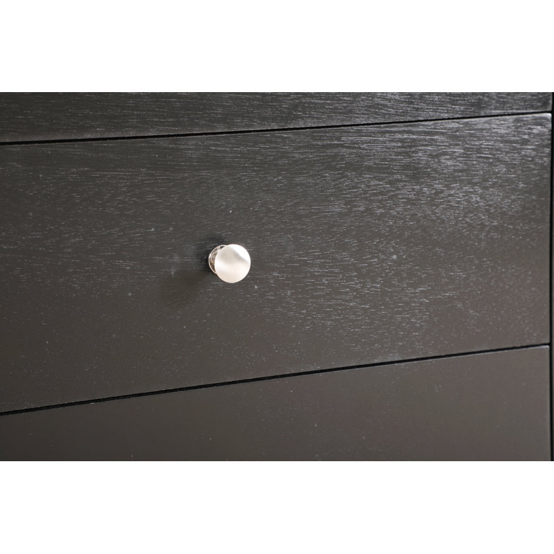  Hammond 3 - Drawer Nightstand , Black