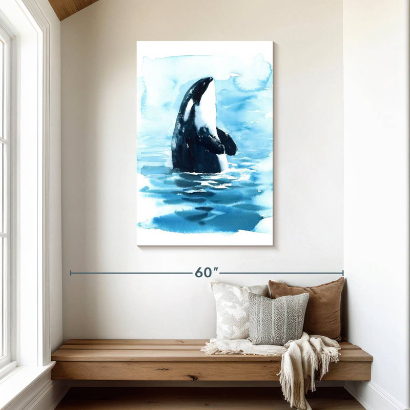 Brampt Ocean Surface Orca, 45" H x 30" W