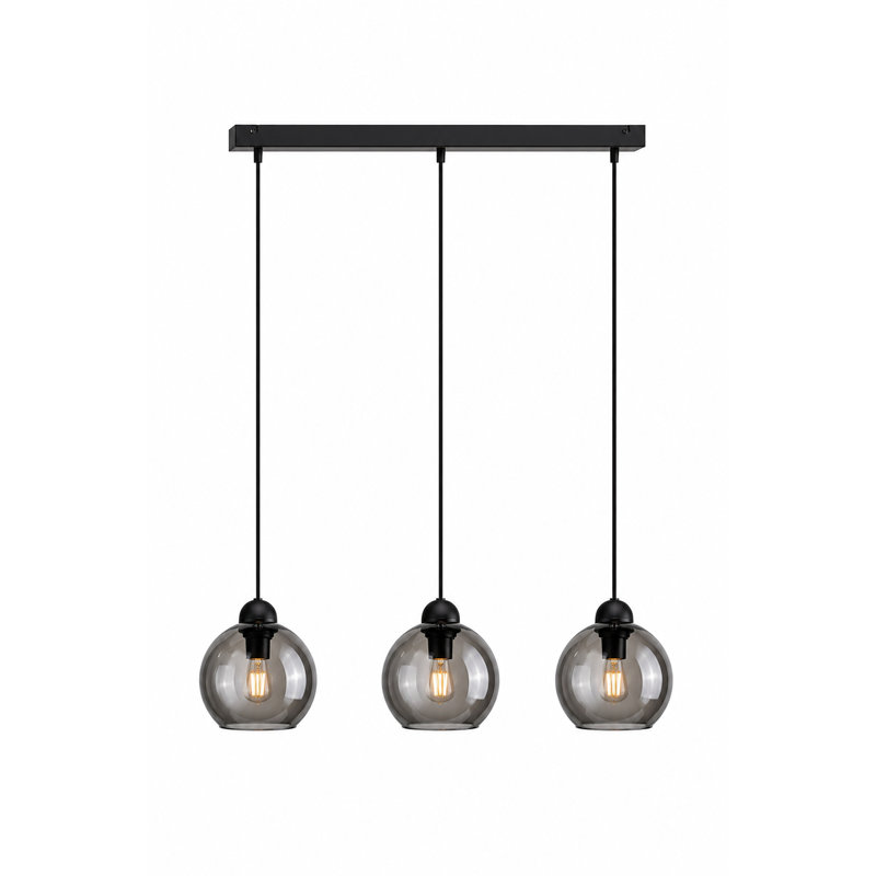 Soma 3 - Light Kitchen Island Pendant, Black