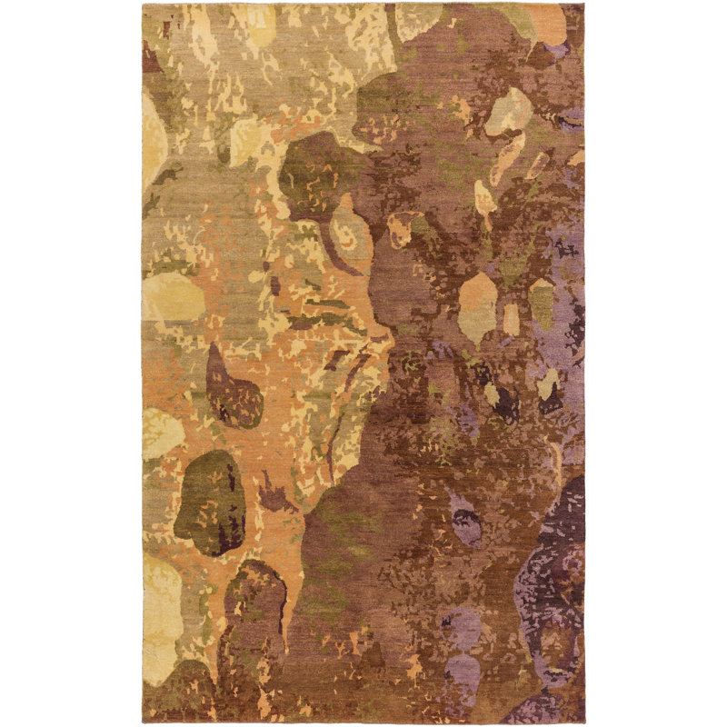 Skadi Wool Abstract Indoor Rug, Rectangle 2' x 3'