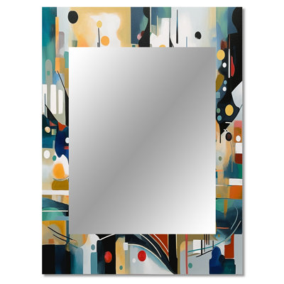Transcending Reality II - Landscapes Wall Mirror, Green Decorative Mirror, Printed Metal Art