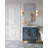 Antiqued Glass Frame Rectangle Mirror